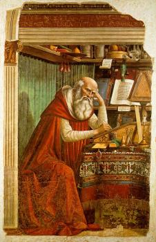 多梅尼科 基爾蘭達約 St Jerome in his Study